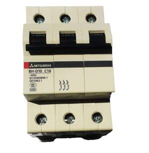 Cầu dao MCB Mitsubishi BH-D10 3P 0.5A TYPE C N