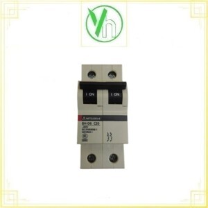 Cầu dao MCB Mitsubishi BH-D6 2P 3A TYPE C N