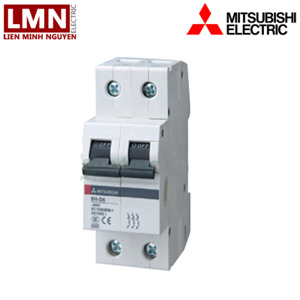 Cầu dao MCB Mitsubishi BH-D6 2P 4A TYPE C N