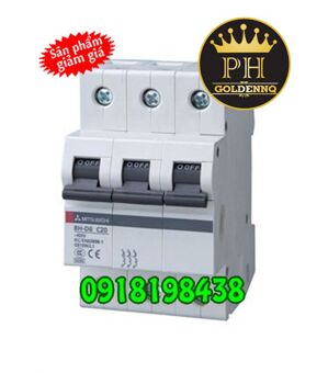 Cầu dao MCB Mitsubishi BH-D6 3P 0.5A TYPE C N