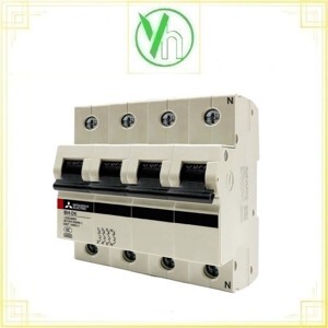 Cầu dao MCB Mitsubishi BH-D6 4P 1.6A TYPE C N