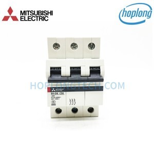 Cầu dao MCB Mitsubishi BH-D6 C N - 50A 6kA 3P