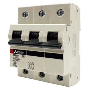 Cầu dao MCB Mitsubishi BH-D6 C N - 25A 6kA 3P