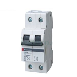 Cầu dao MCB Mitsubishi BH-D6 C N - 20A 6kA 2P
