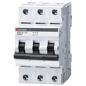 Cầu dao MCB Mitsubishi BHW-T10 - C25 F 10kA 3P