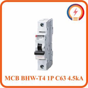 Cầu dao MCB Mitsubishi BHW-T4 - C63 4.5kA 1P