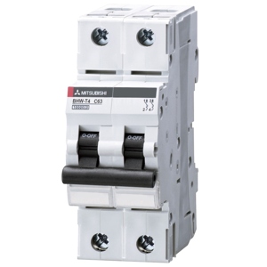 Cầu dao MCB Mitsubishi BHW-T4 - C63 4.5kA 2P