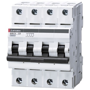 Cầu dao MCB Mitsubishi BHW-T4 - C25 4.5kA 4P