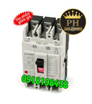 Cầu dao MCB Mitsubishi NF63-CV 3P 3A 7.5kA