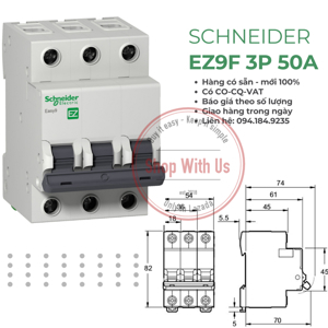 Cầu dao MCB Schneider EZ9F34350