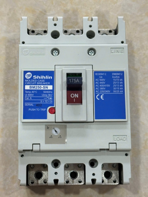 Cầu dao MCCB BM250-SN 3P (125-250)A 30KA