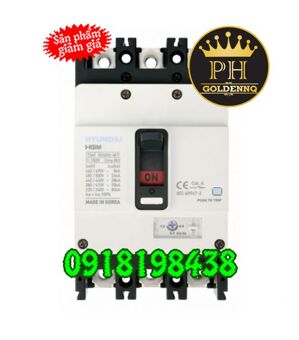 Cầu dao MCCB Huyndai HGM250H-F - 3P 200A 38kA