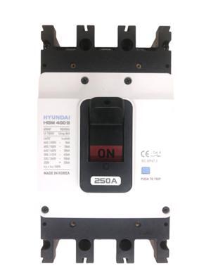 Cầu dao MCCB Huyndai HGM400E-F - 250A 45kA 3P