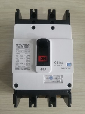 Cầu dao MCCB Huyndai HGM50H-F - 3P 40A 38kA