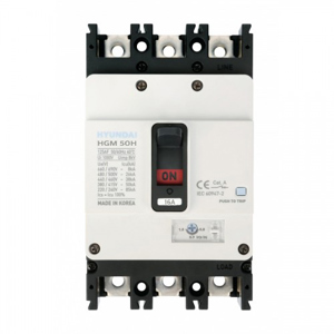 Cầu dao MCCB Huyndai HGM50H-F - 3P 50A 38kA