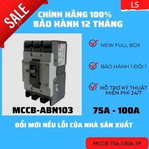 Cầu dao MCCB LS ABN103c - 100A 22kA 3P