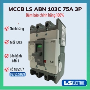 Cầu dao MCCB LS ABN103c - 75A 22kA 3P