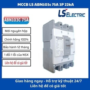 Cầu dao MCCB LS ABN103c - 75A 22kA 3P