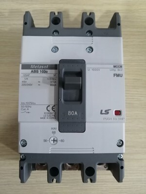 Cầu dao MCCB LS ABS103c FMU - 80A 37kA 3P