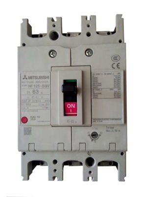 Cầu dao MCCB Mitsubishi NF125-SGV - 63A 36kA 3P