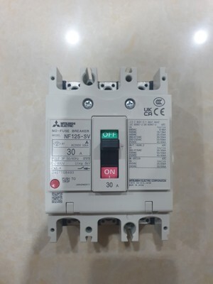 Cầu dao MCCB Mitsubishi NF125-SV - 30A 30kA 3P