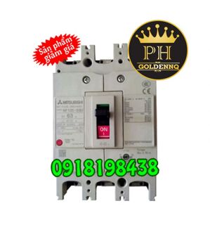 Cầu dao MCCB Mitsubishi NF125-SGV - 63A 36kA 3P