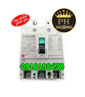 Cầu dao MCCB Mitsubishi NF125-SV - 15A 30kA 3P