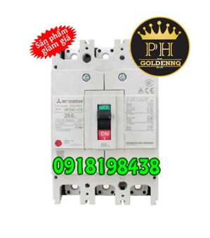 Cầu dao MCCB Mitsubishi NF250-CV - 250A 25kA 3P