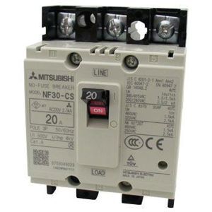 Cầu dao MCCB Mitsubishi NF30-CS - 3A 1.5kA 3P