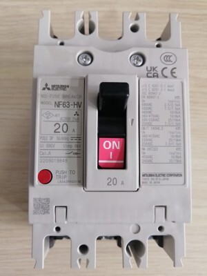 Cầu dao MCCB Mitsubishi NF63-HV - 20A 10kA 3P