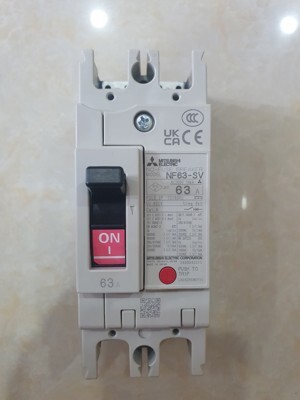 Cầu dao MCCB Mitsubishi NF63-SV 2P 63A 15kA