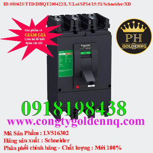 Cầu dao MCCB Schneider CVS160 Type B 25kA 3P