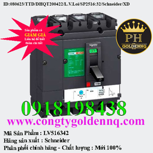 Cầu dao MCCB Schneider CVS160 Type F 36kA 4P