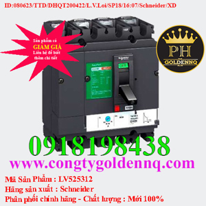 Cầu dao MCCB Schneider CVS250 Type B 25kA 4P