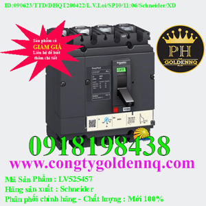 Cầu dao MCCB Schneider CVS250 Type N 50kA 4P