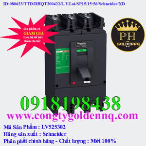 Cầu dao MCCB Schneider CVS250 Type B 25kA 3P