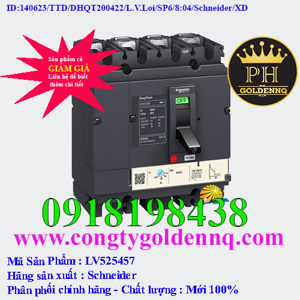 Cầu dao MCCB Schneider CVS250 Type N 50kA 4P