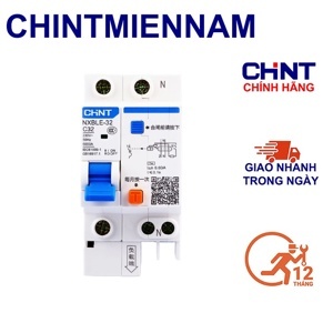 Cầu dao RCBO Chint NXBLE - 1P+N 32A 30mA