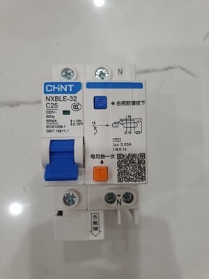 Cầu dao RCBO Chint NXBLE - 2P 32A 30mA