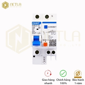 Cầu dao RCBO Chint NXBLE-32 1P+N 6A