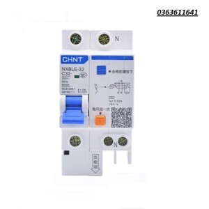 Cầu dao RCBO Chint NXBLE-32 1P+N 25A