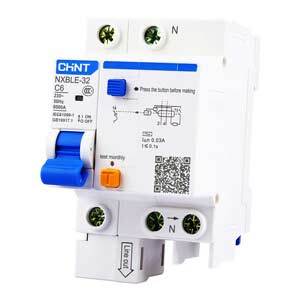 Cầu dao RCBO Chint NXBLE-32 1P+N 6A