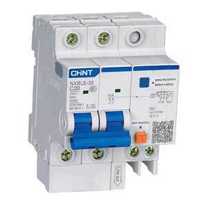 Cầu dao RCBO Chint NXBLE-32 2P 20A
