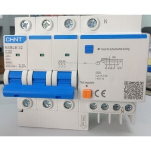 Cầu dao RCBO Chint NXBLE-32 3P 32A