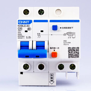 Cầu dao RCBO Chint NXBLE-63 2P 63A