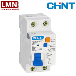 Cầu dao RCBO Chint NXBLE-63Y - 1P+N 50A 30mA