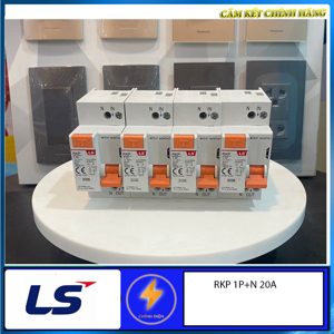 Cầu dao RCBO LS RKP 1P+N 20A 4.5kA