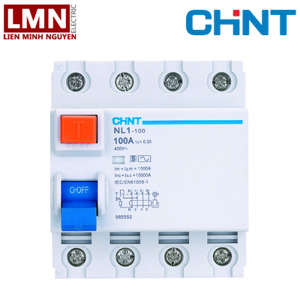 Cầu dao RCCB Chint NL1-100 4P 80A 6kA 100MA