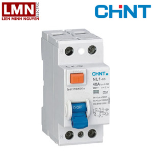 Cầu dao RCCB Chint NL1-63 2P 40A 6kA 100MA