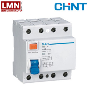 Cầu dao RCCB Chint NL1-63 4P 25A 10kA 30MA